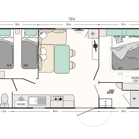 Campsite Mobile 4p - Camp Diekirch