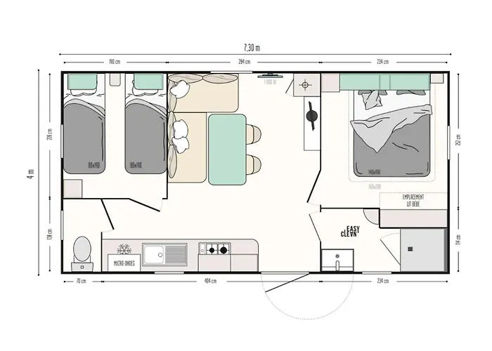 Campeggio Mobile Home Plus- Camp Diekirch Diekirch